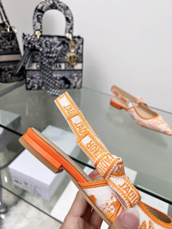 Christian Dior Women's J'Adior Slingback Pump Orange For Women CD 0.7in/ 2cm
