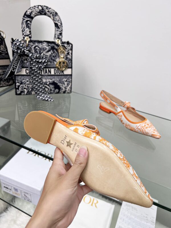 Christian Dior Women's J'Adior Slingback Pump Orange For Women CD 0.7in/ 2cm