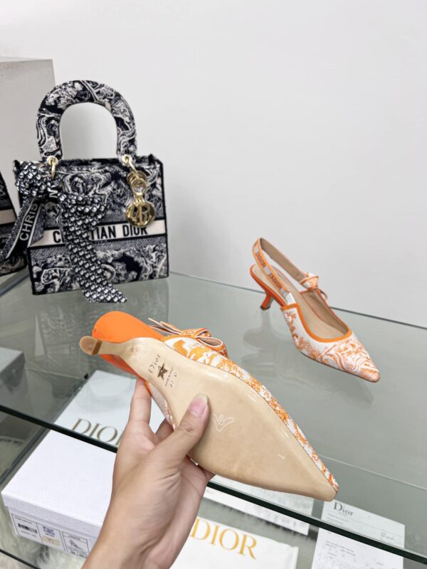 Christian Dior Women's J'Adior Slingback Pump Orange For Women CD 2.5in/6.5 cm