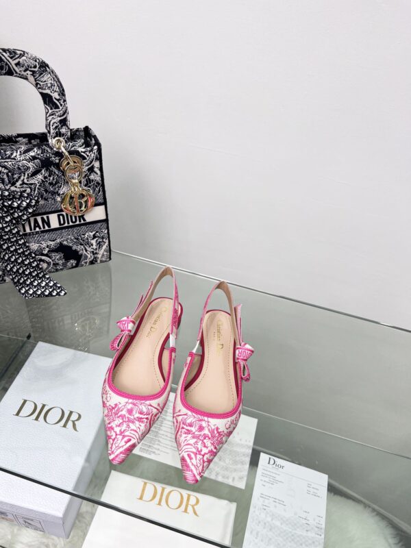 Christian Dior Women's J'Adior Slingback Pump Pink For Women CD 0.7in/ 2cm