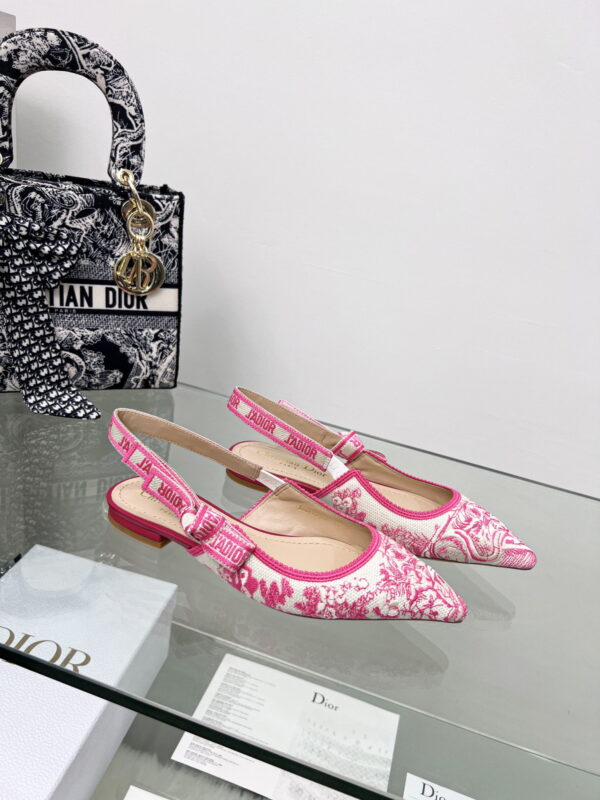 Christian Dior Women's J'Adior Slingback Pump Pink For Women CD 0.7in/ 2cm