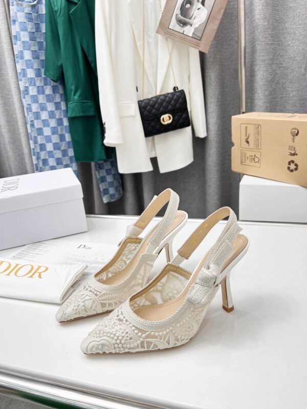 Christian Dior Women's J'Adior Slingback Pump White For Women CD KCP945MCM_S03W