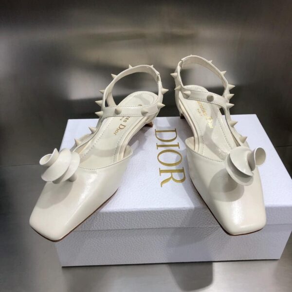 Christian Dior Women's Rose Fantastique Pump White For Women CD 1.5in/4cm