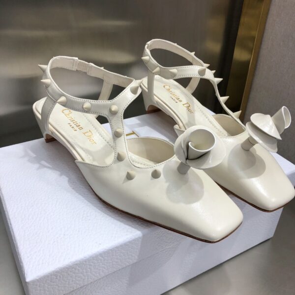 Christian Dior Women's Rose Fantastique Pump White For Women CD 1.5in/4cm