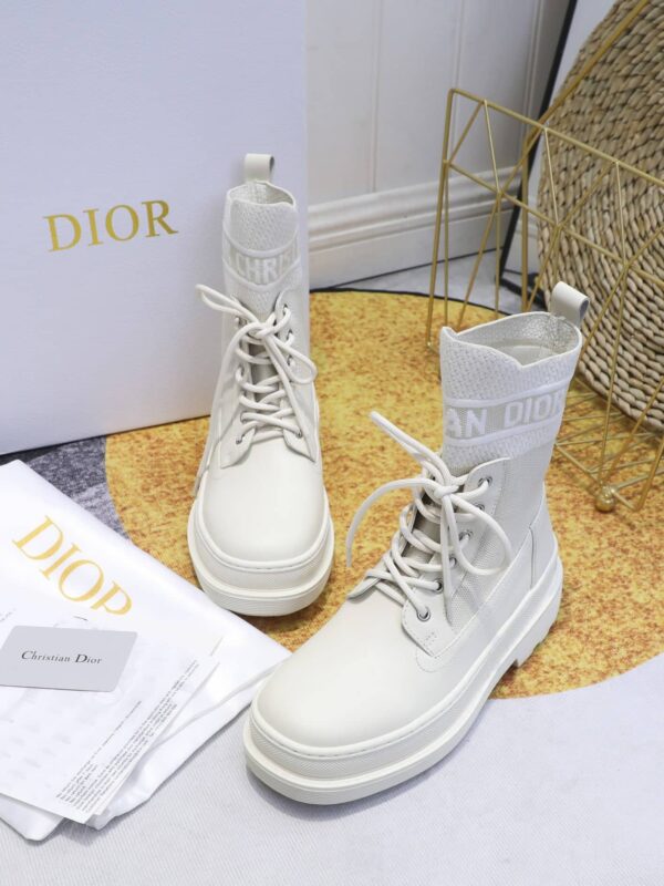 Christian Dior Women's Short Boot White For Women CD