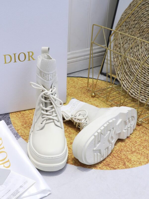 Christian Dior Women's Short Boot White For Women CD