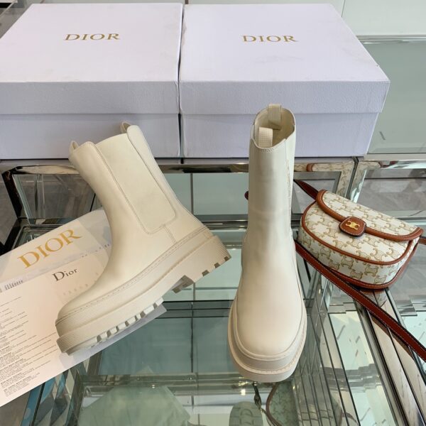 Christian Diorcamp Ankle Boot White Rubber and Neoprene White For Women CD