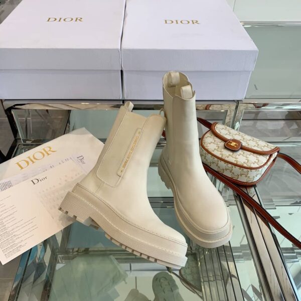 Christian Diorcamp Ankle Boot White Rubber and Neoprene White For Women CD