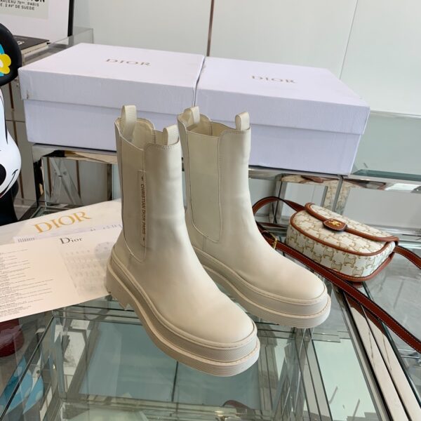 Christian Diorcamp Ankle Boot White Rubber and Neoprene White For Women CD
