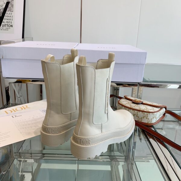 Christian Diorcamp Ankle Boot White Rubber and Neoprene White For Women CD