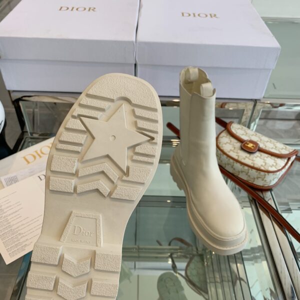 Christian Diorcamp Ankle Boot White Rubber and Neoprene White For Women CD