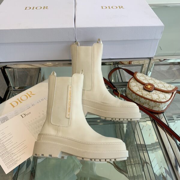 Christian Diorcamp Ankle Boot White Rubber and Neoprene White For Women CD