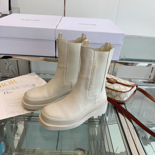 Christian Diorcamp Ankle Boot White Rubber and Neoprene White For Women CD