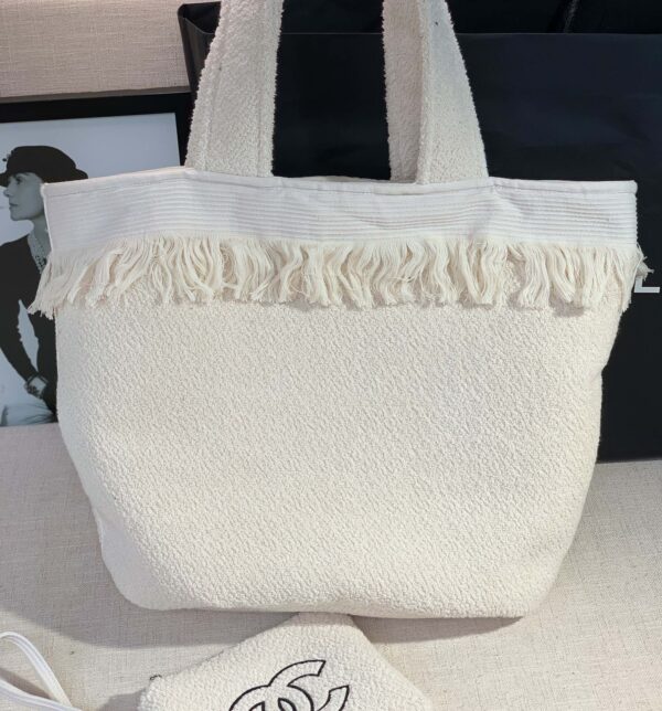 Classic Double C Tote Bag Black/White For Women 16.1 in / 41 cm