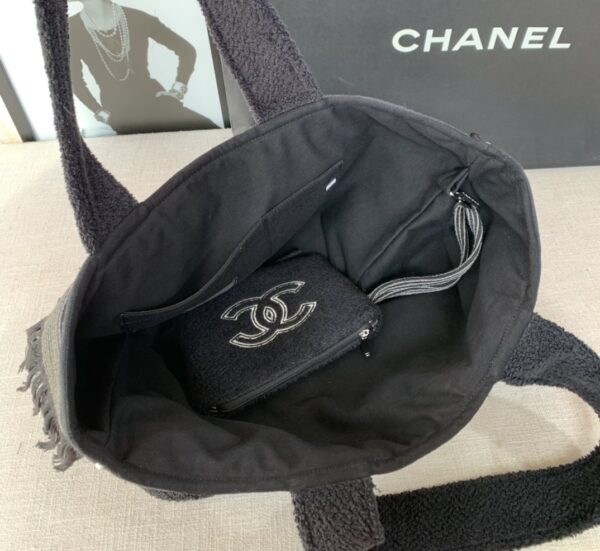 Classic Double C Tote Bag Black/White For Women 16.1 in / 41 cm