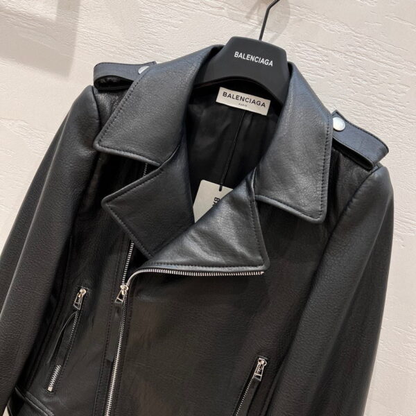 Classic Motorcycle Jacket Black For Women