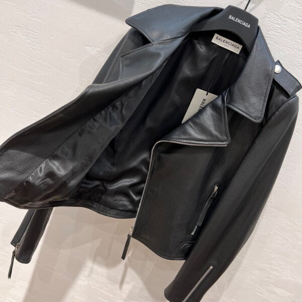 Classic Motorcycle Jacket Black For Women