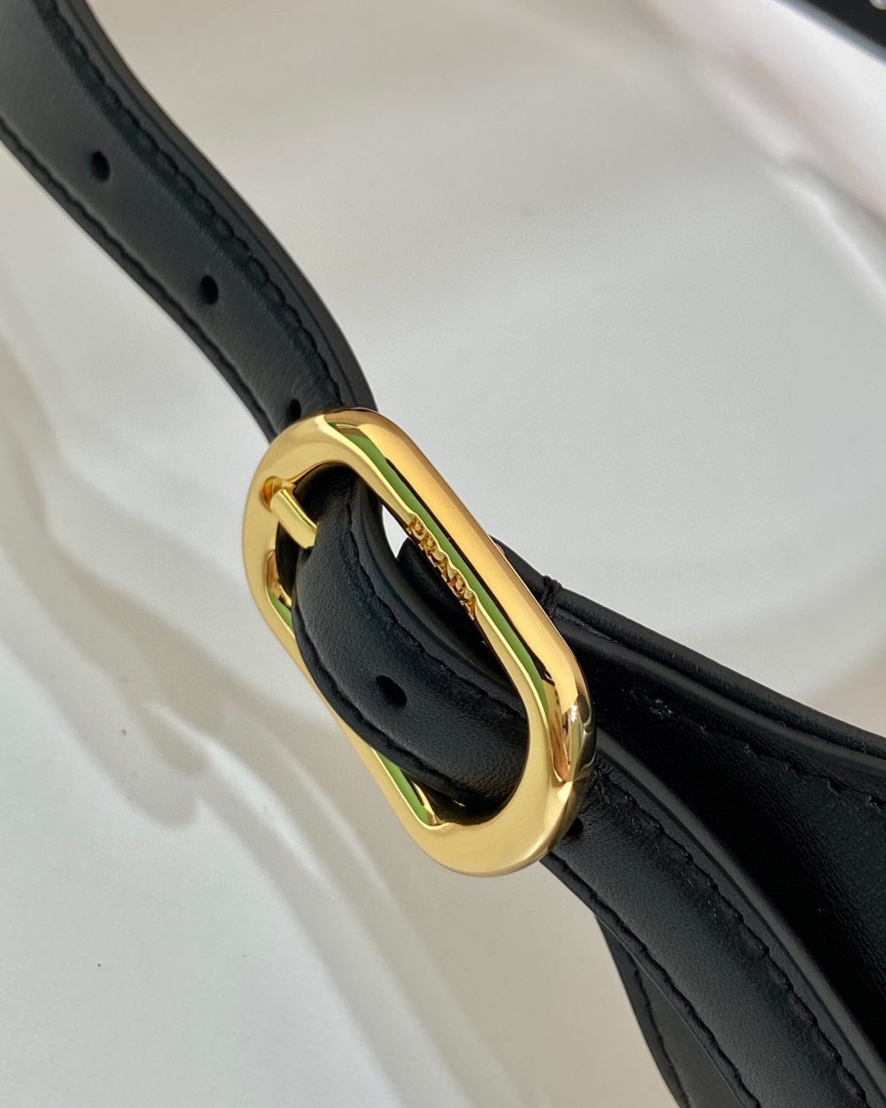 Cleo Brushed Shoulder Bag In Black For Women10.6 in / 27 cm