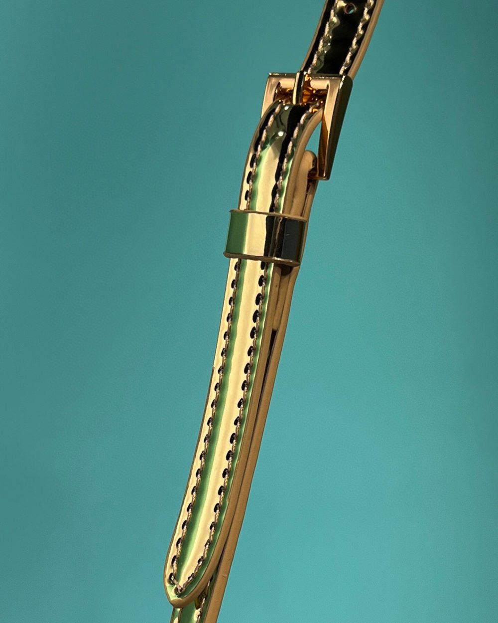 Cleo Satin Bag With Crystals In Black/Gold Tone For Women 8.6in/ 22cm 1BC169_2AWL_F063R_V_HOO