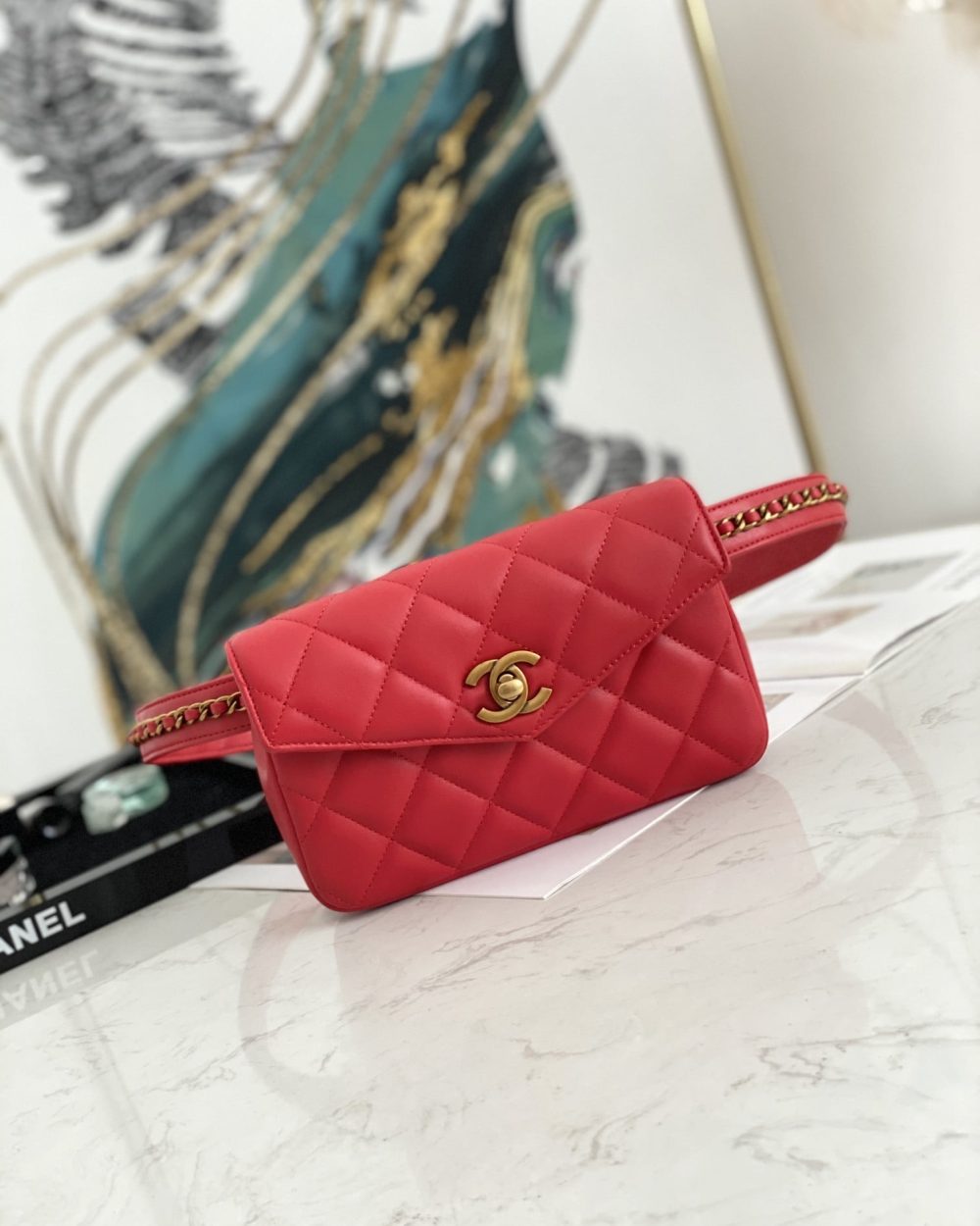 1:1 Replica CO-CO Chanel Belt Bag 18cm