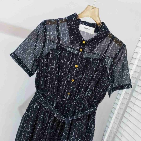 Collared Dress Black For Women
