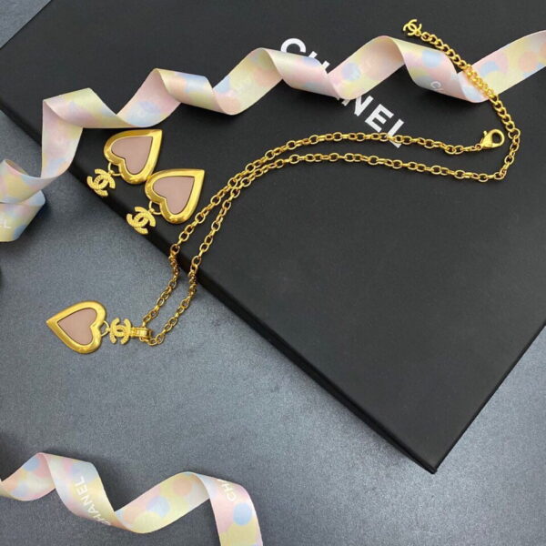 Combo Chanel Necklace And Earrings