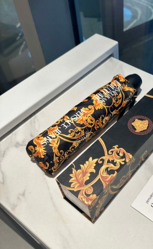 Couture Folding Umbrella Black
