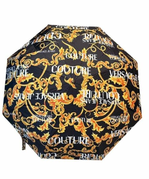 Couture Folding Umbrella Black