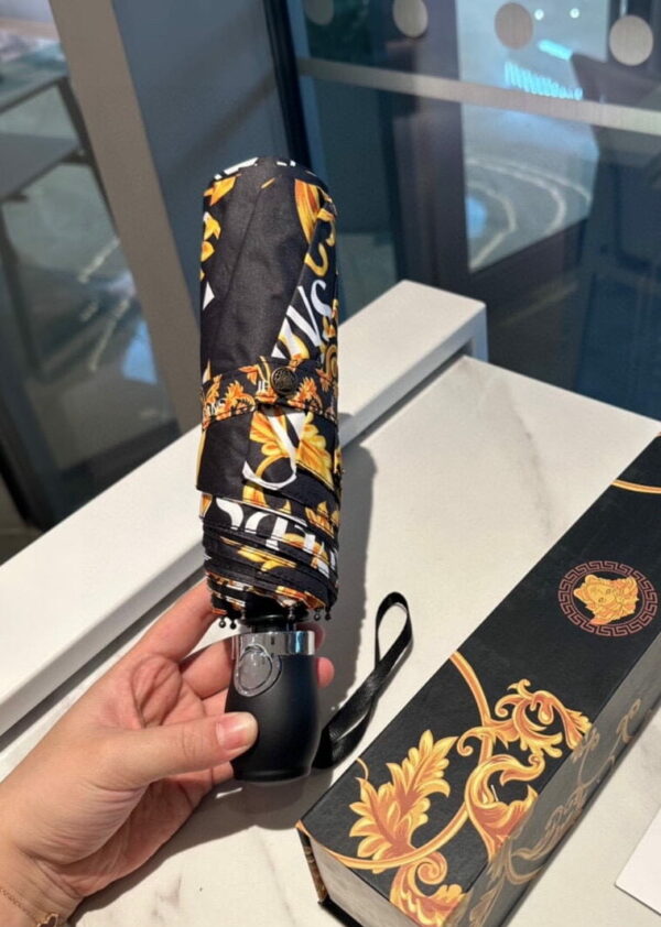 Couture Folding Umbrella Black