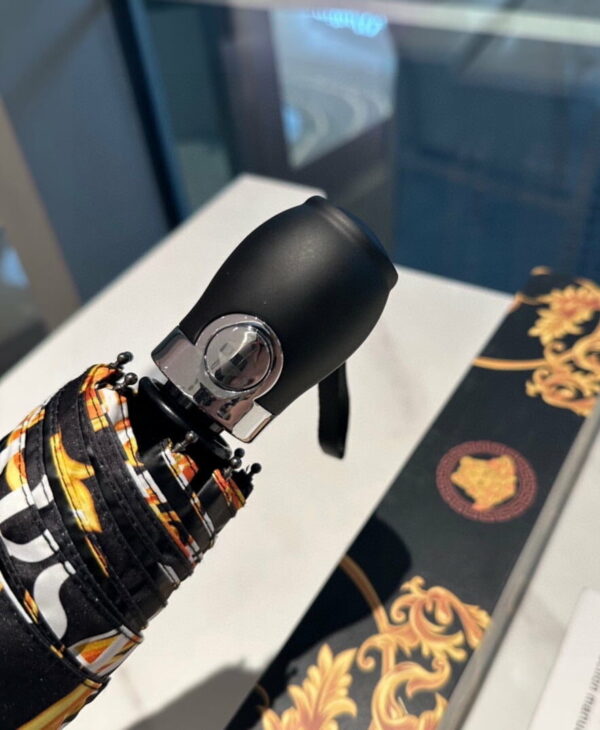 Couture Folding Umbrella Black
