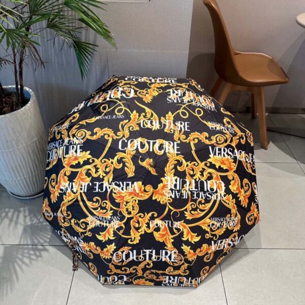 Couture Folding Umbrella Black