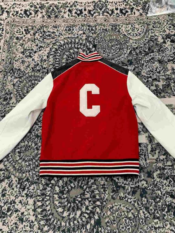 Cropped Bomber Jacket Red For Women