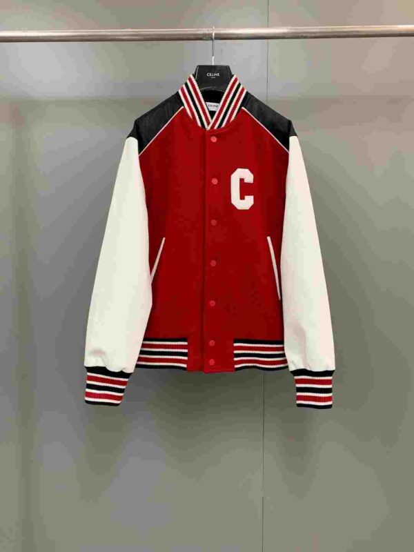 Cropped Bomber Jacket Red For Women