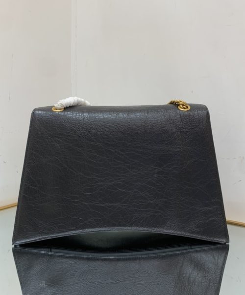 Crush Large Chain Bag In Black For Women 15.7in/ 40cm 716332210IT1000