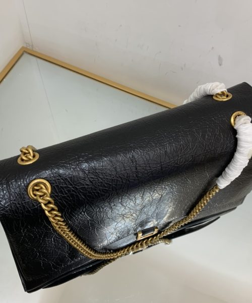 Crush Large Chain Bag In Black For Women 15.7in/ 40cm 716332210IT1000