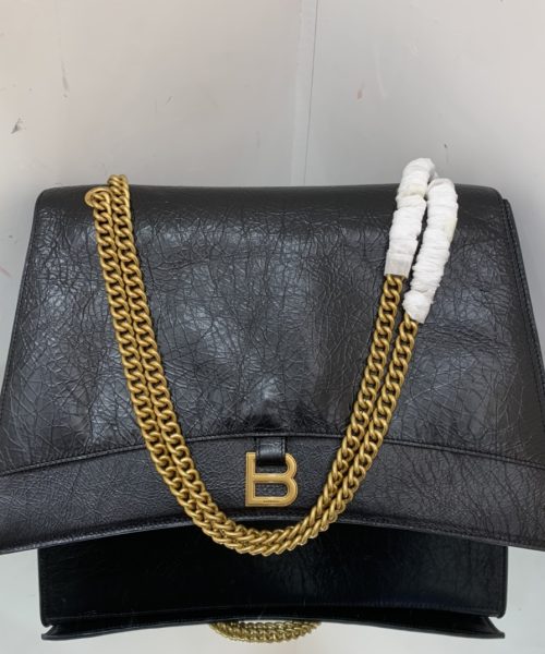 Crush Large Chain Bag In Black For Women 15.7in/ 40cm 716332210IT1000