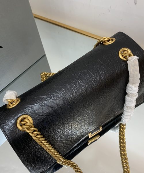 Crush Medium Chain Bag In Black For Women 12in/ 31cm