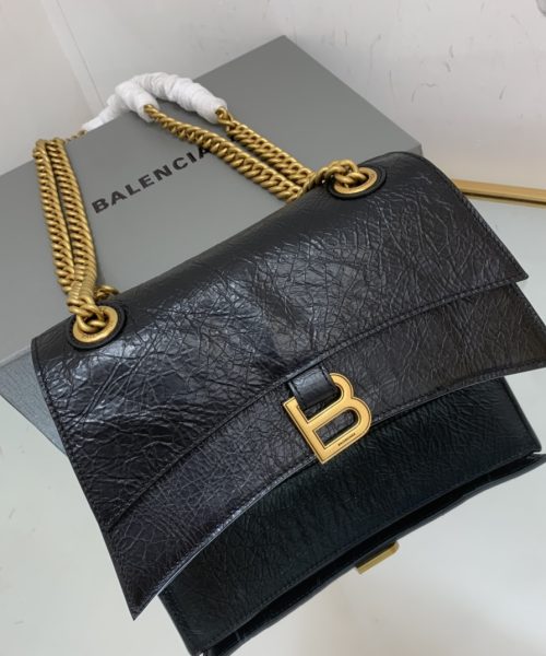 Crush Small Chain Bag In Black For Women 9.8in/ 25cm 716351210IT1000