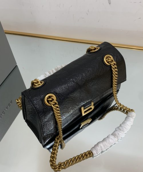 Crush Small Chain Bag In Black For Women 9.8in/ 25cm 716351210IT1000