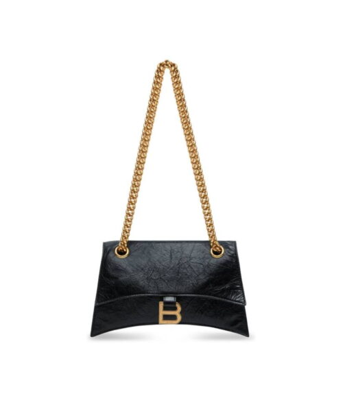 Crush Small Chain Bag In Black For Women 9.8in/ 25cm 716351210IT1000
