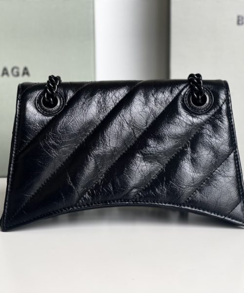 Crush Small Chain Bag Quilted In Black For Women 9.8in/25cm 716351210IY1000
