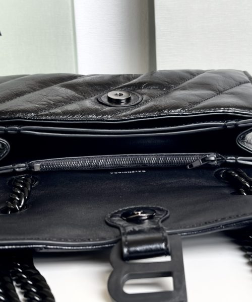 Crush Small Chain Bag Quilted In Black For Women 9.8in/25cm 716351210IY1000