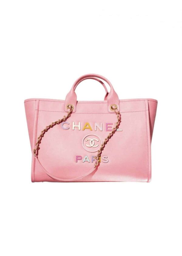 [REP 1:1] Deauville Shopping Bag Large 22S Coral Pink For Women A66941 B08030 NH621