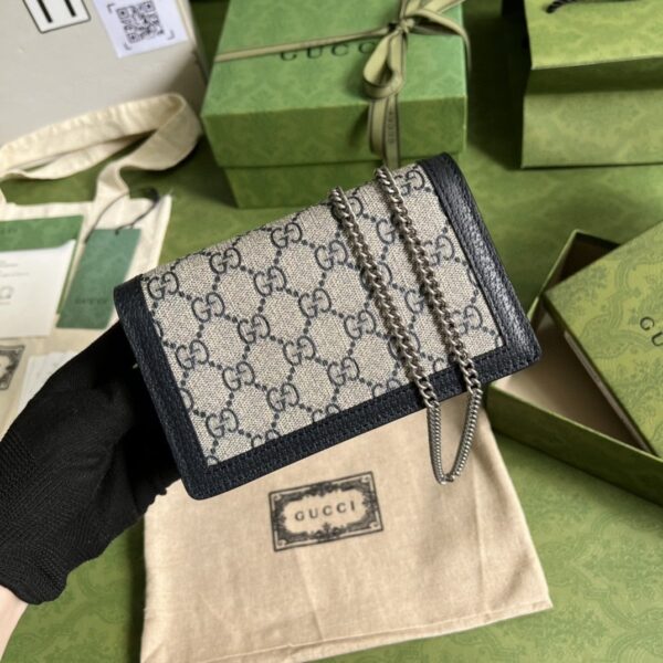 1:1 Replica Dionysus GG Super Mini Bag Beige And Blue GG Supreme Canvas For Women 6.5in/17cm 476432 UN3BN 1274