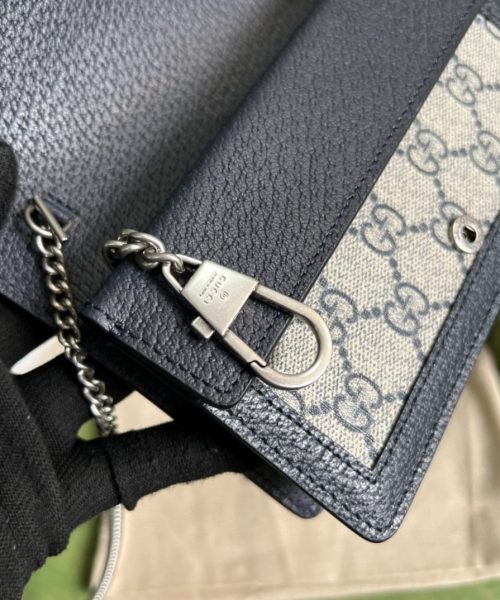 1:1 Replica Dionysus GG Super Mini Bag Beige And Blue GG Supreme Canvas For Women 6.5in/17cm 476432 UN3BN 1274