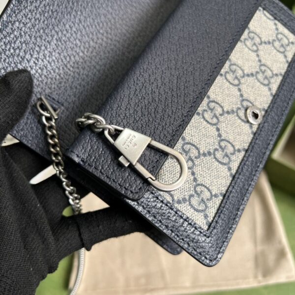 1:1 Replica Dionysus GG Super Mini Bag Beige And Blue GG Supreme Canvas For Women 6.5in/17cm 476432 UN3BN 1274