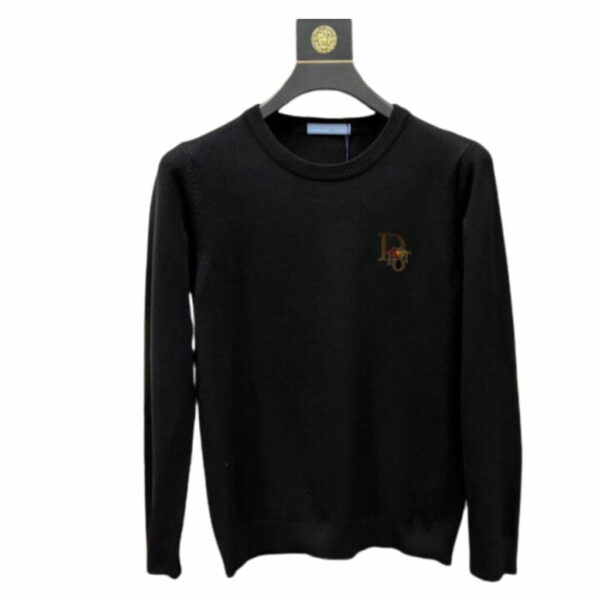 Dior Cotton Crewneck Sweatshirt Black For Men