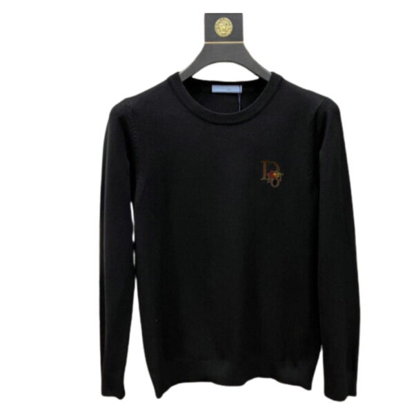 Dior Cotton Crewneck Sweatshirt Black For Men