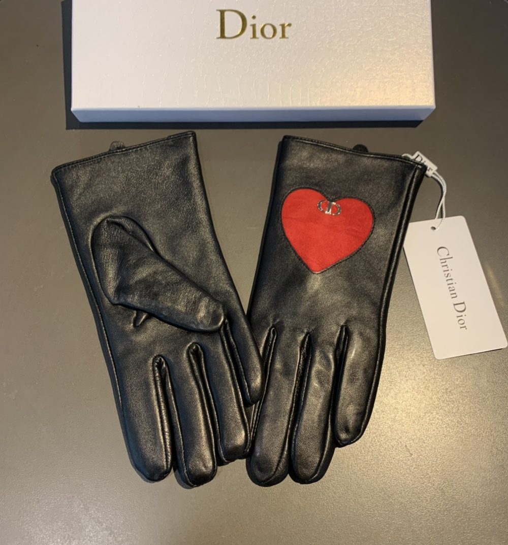 Dior Gloves In Black