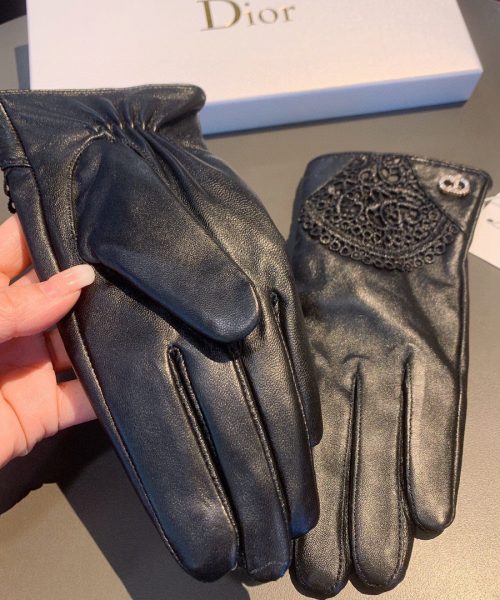 Dior Gloves In Black